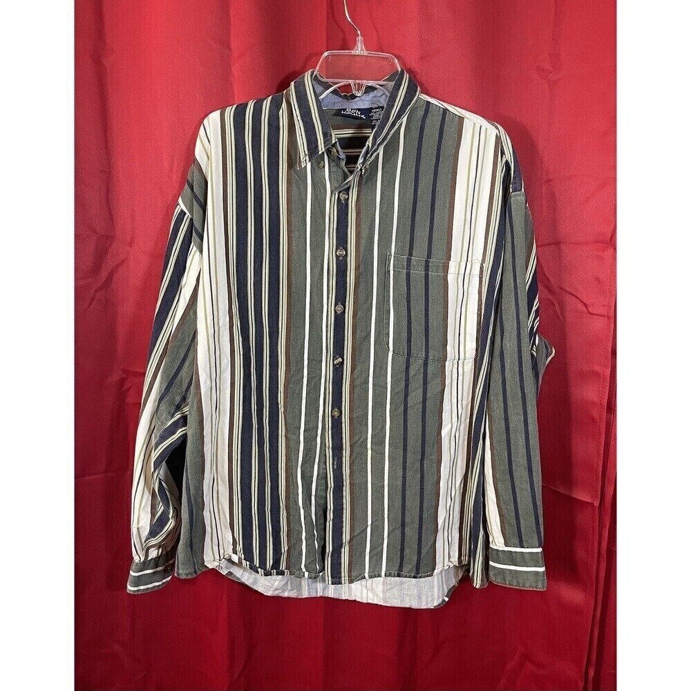 Vintage Men’s Y2K 90’s Bon Homme Western Dad Long Sleeve Button Down Shirt XL
